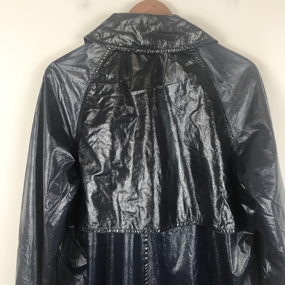 NEW Free People Trinity High Shine Coat - Picture 10 of 13